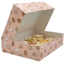Boîtes à cupcakes et biscuits de Noël