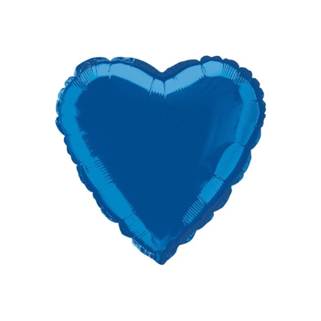 Ballon en forme de coeur multicolore de 45 cm - Qualatex - 1 unité