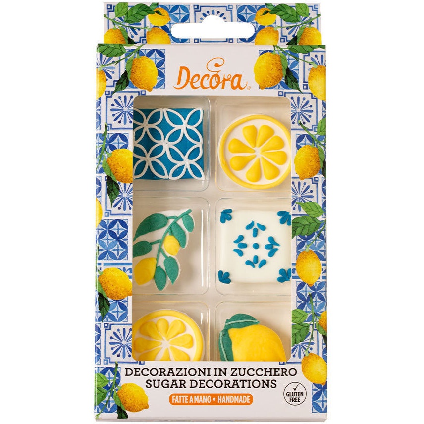 Figurines de sucre en forme de citrons - Decora - 6 unités - 2