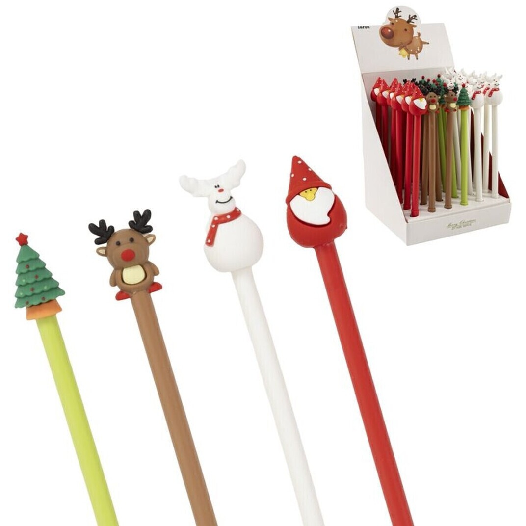 Stylo de Noël de 20 cm - 1 unité - 2