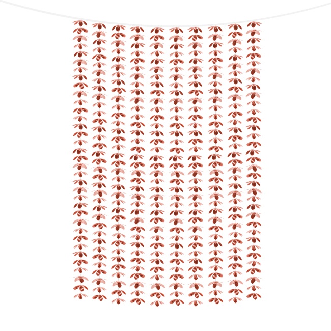 Rideau de fleurs métallisé - 1,00 x 2,10 m