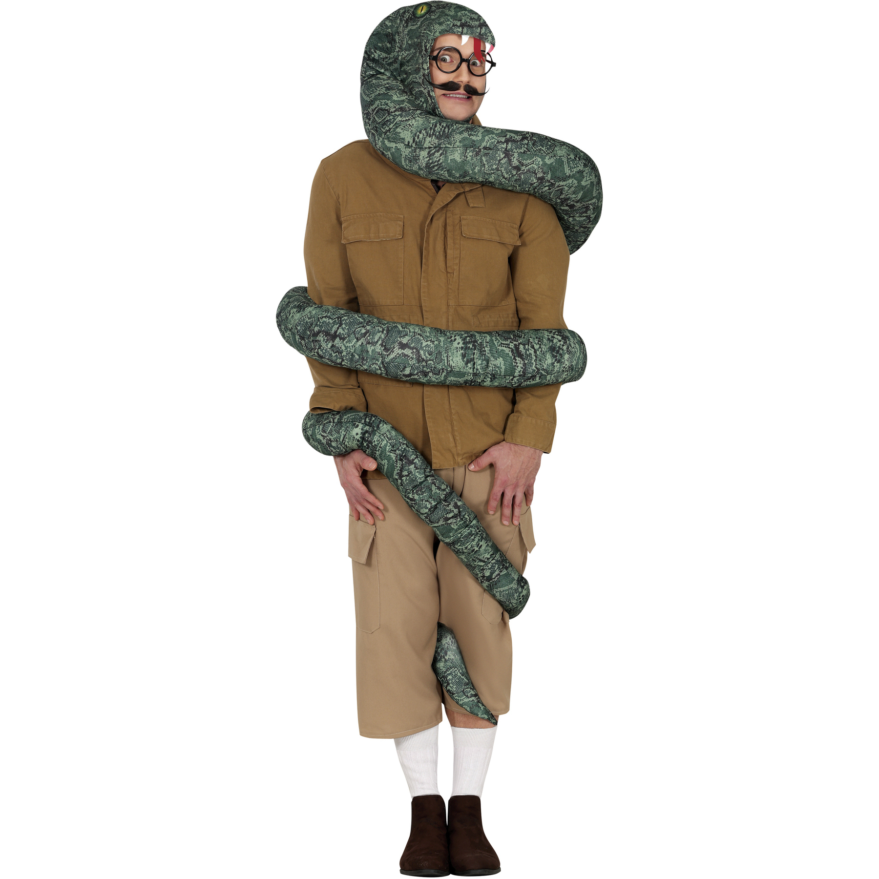 Costume d'attaque de serpent pour homme