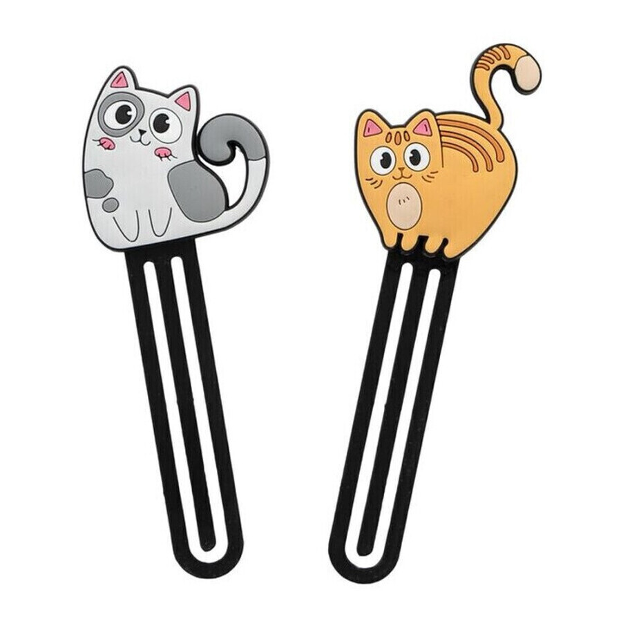 Marque-page en forme de chat-clip - 1 pièce