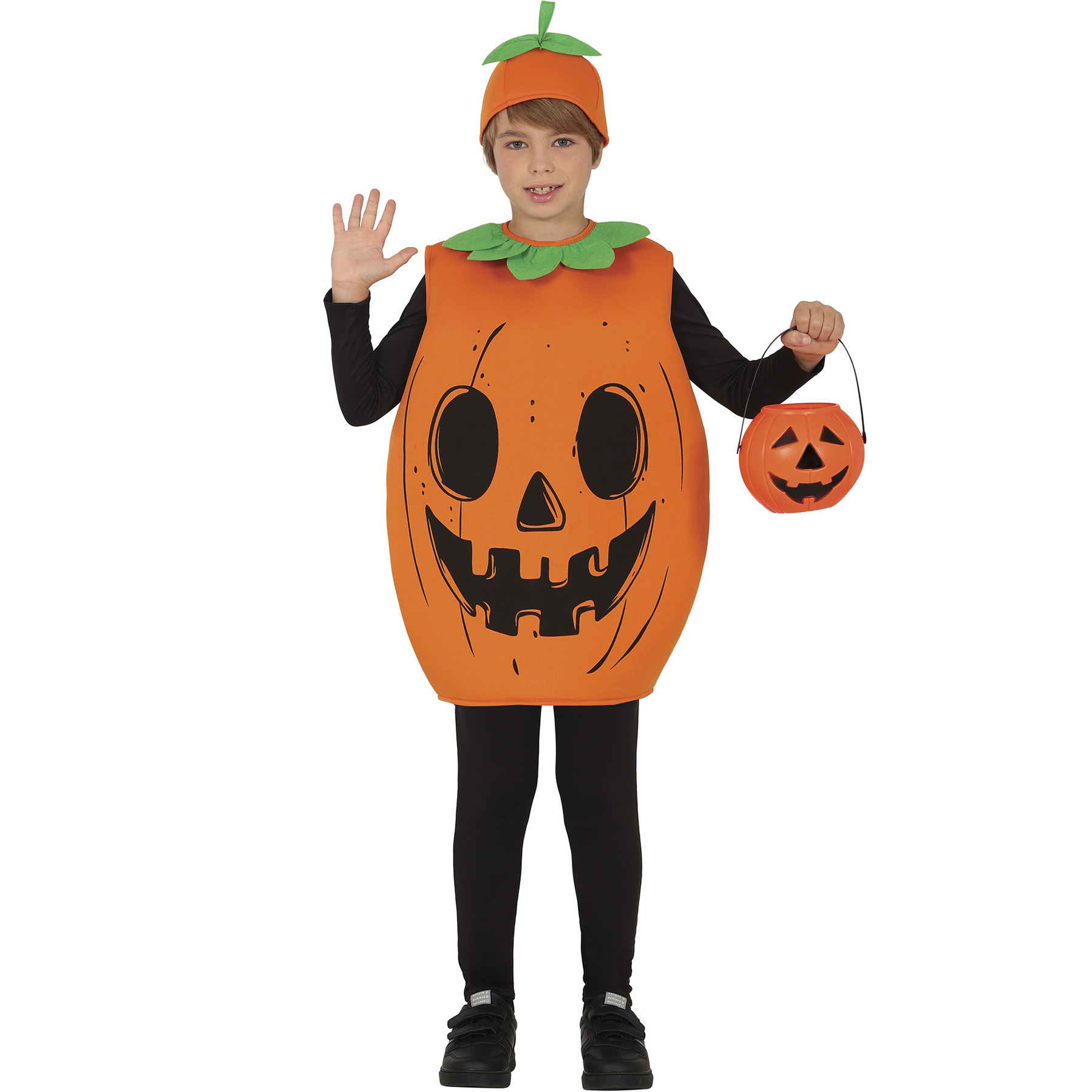 Déguisement de citrouille d'Halloween pour enfants