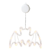 Chauve-souris lumineuse suspendue avec ventouse, 30 x 20 cm