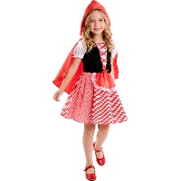 Costume de Petit Chaperon Rouge avec tablier pour bébé