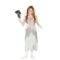 Costume de mariée cadavre fantôme pour fille