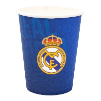 Gobelets du Real Madrid bleu - 8 unités