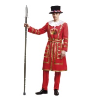 Costume de soldat anglais Beefeater pour homme