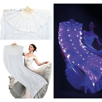 Éventail LED blanc 75 x 150 cm