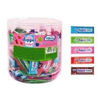 Dipper mini de bonbon mou aux saveurs assorties - Dipper Mini Vidal - 250 unités