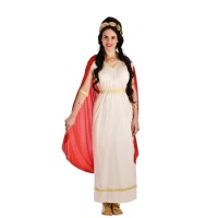 Déguisement de romaine avec cape pour femme