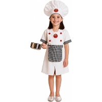 Déguisement de chef cuisinier pour fille
