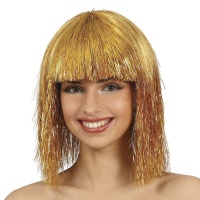 Perruque cheveux brillants - 1 unité