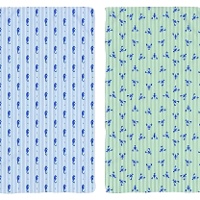 Serviette de plage 170 x 90 cm à imprimé marin - 1 unité