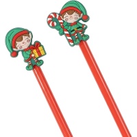 Crayon de Noël avec elfe - 1 unité