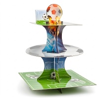 Présentoir football - Ballon en flammes 36 x 30 cm