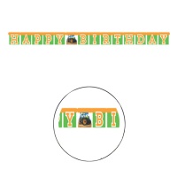 Guirlande de Tracteur Joyeux Anniversaire - 1,70 m