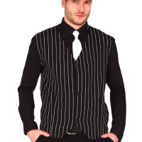 Gilet à rayures de gangster
