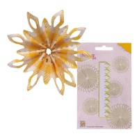 Découpe pour scrap de Fleurs 3D et feuilles - Nellie