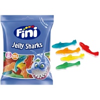 Tiburones multicolores - Fini Jelly Sharks - 90 gr