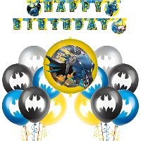 Kit de décoration pour fête Batman - 18 pièces