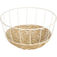 Corbeille à fruits Bois & Terre - 24 cm, style rustique
