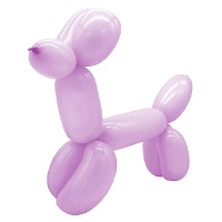 Ballons en latex modulables en couleurs pastel - 50 unités