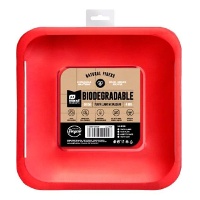 Assiettes en carton métallisé de 26 cm - 4 unités