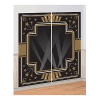 Mur décoratif pour fête à Hollywood - 82,5 x 165,1 cm