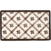 Tapis de cuisine 75 x 45 cm motif carreaux hydrauliques vintage