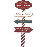 Panneau décoratif du Père Noël de 79 x 30 cm