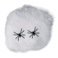 Toile d'araignée blanche de 550 gr