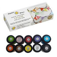 Ensemble de colorants en pâte de 10 gr - Sugarflair - 10 unités