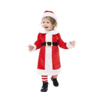 Costume de Mère Noël élégant pour bébé fille