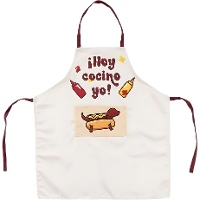 Tablier enfant « Hoy cocino yo » - Hot Dog amusant
