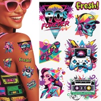 Tatouages temporaires des années 90