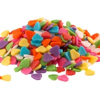 Sprinkles de coeurs multicolores de 100 gr - Dekora