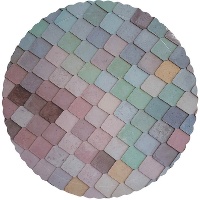Base pour gâteau de 25 x 25 x 0,3 cm design abstrait - 1 unité