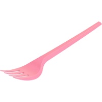 Fourchettes en plastique colorées de 16,5 cm - 12 unités