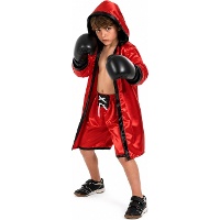 Costume de boxeur rouge pour enfant