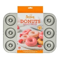 Moule à donuts de 35,5 x 26,5 x 2,5 cm - Decora - 12 cavités