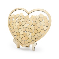Coeur de voeux 44 x 37,5 cm