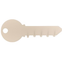 Porte-clés en forme de clé - DCasa - 1 unité