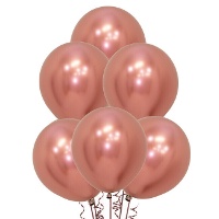 Ballons en latex de 45 cm métallisés reflex - Sempertex - 6 unités