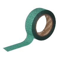 Ruban adhésif masking tape avec paillettes de 6,5 m - 1 unité