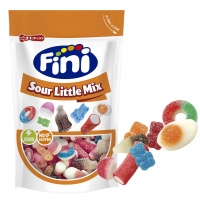 Sachet assorti de bonbons gélifiés et réglisse mini acidulés - Fini Sour Little Mix - 165 gr