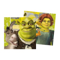 Serviettes Shrek 16,5 x 16,5 cm - 20 unités