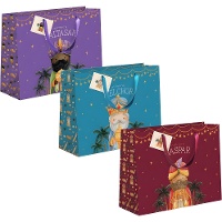 Sac cadeau 35 x 28 x 15 cm - Rois Mages - 1 unité