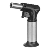 Chalumeau de 15,4 cm noir et argent